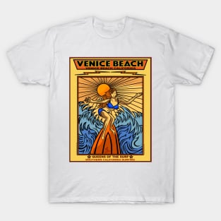 SURFING VENICE BEACH CALIFORNIA QUEENS OF THE SURF T-Shirt